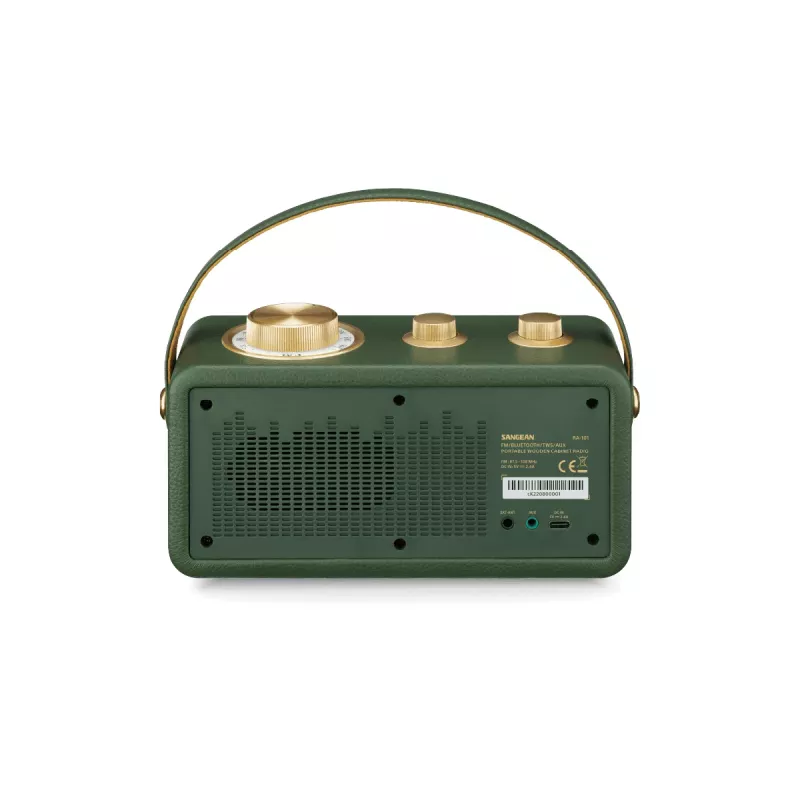 Sangean RA-101 tragbarer Bluetooth-Lautsprecher Forest Gold
