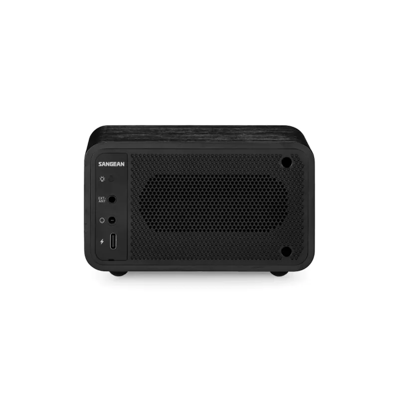 Sangean WR-8 FM-Radio mit Echtholzgehäuse, Midnight Oak