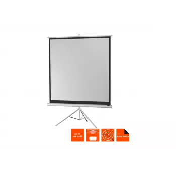 celexon Economy Stativ-Leinwand 133 x 133 cm White Edition