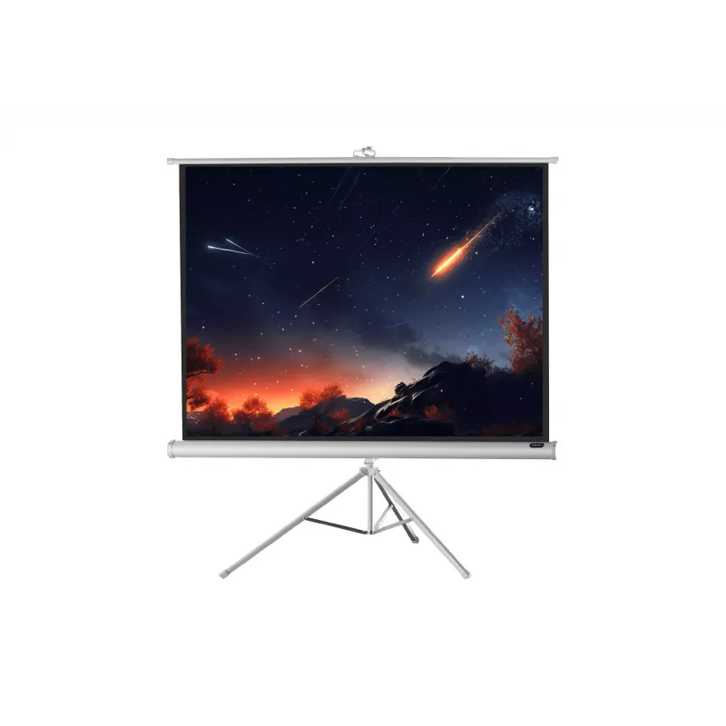 celexon Economy Stativ-Leinwand 133 x 133 cm White Edition