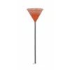 HORTUS Laubharke mit Aluminiumstiel, orangefarbenem 45 cm Fächerkopf, 20 Zinken