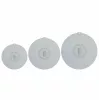 ASI COLLECTION Silikon-Deckel-Set mit 3 Ø20/26/30cm Grau