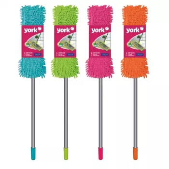 YORK Bodenbürste SALSA – 35 cm Gummiborsten-Abzieherkopf für Hartböden