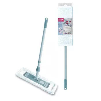YORK Wischmopp 47x17 cm mit Teleskopstiel 70-145 cm, Magnetisch