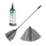 Mikrofaser-Wischmopp-Kopf mit Teleskopstiel Eco Ego CIRCULAR RUBI