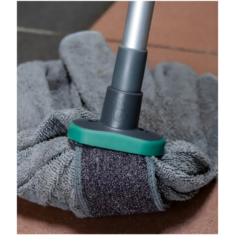 Mikrofaser-Wischmopp-Kopf mit Teleskopstiel Eco Ego CIRCULAR RUBI