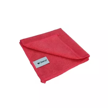 QLEANUP Mikrofaser-Reinigungstücher 250gsm 30x30 cm, 10er-Pack, Rot