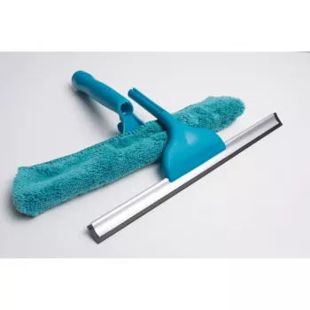 YORK Fensterabzieher 32 cm Blau/Grau