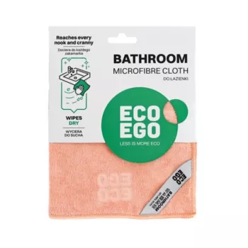 ECO EGO Mikrofaser-Reinigungstuch für Badezimmer, 30x30 cm, Blau