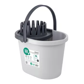 Eco Ego Ovaler Eimer mit rundem Druckknopf