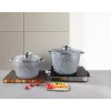 Zilner Marmor Kochgeschirr-Set 4-teilig Grau ZL-7066