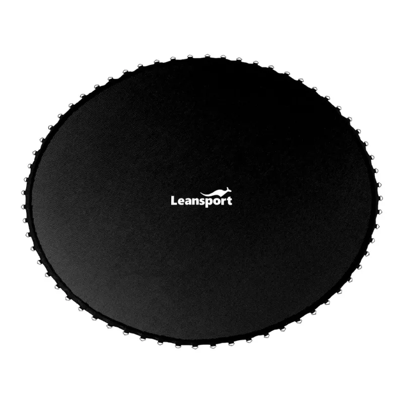 LEAN SPORT PRO 12ft Ersatz-Trampolinmatte, 72 Haken, UV-beständiges Polypropylen, Schwarz