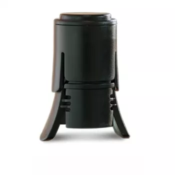Le Creuset Sektverschluss SW-106 Champagnerverschluss 9cm Mattschwarz