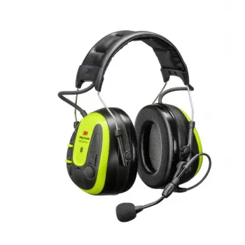 3M Peltor WS Alert X MRX21A3WS7 Bluetooth Gehörschutz-Kopfhörer mit FM-Radio, Kopfbügel, SNR 31 dB, Schwarz/Gelb