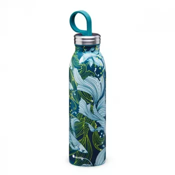 Aladdin X Naito Chilled Thermavac 0,55L Edelstahl Thermoflasche Goldfish Green