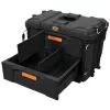 KETER DIY ROC Pro Gear 2 Schubladen Einheit XL Werkzeugkiste mit 2 Schubladen 56,5x37,5x41,3cm