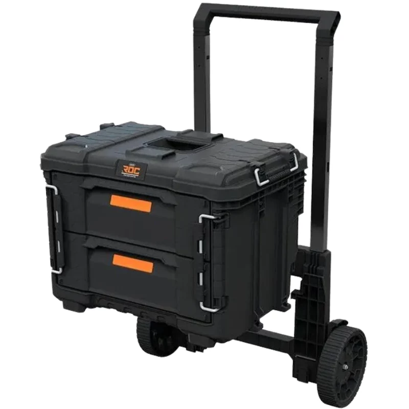 KETER DIY ROC Pro Gear 2 Schubladen Einheit XL Werkzeugkiste mit 2 Schubladen 56,5x37,5x41,3cm