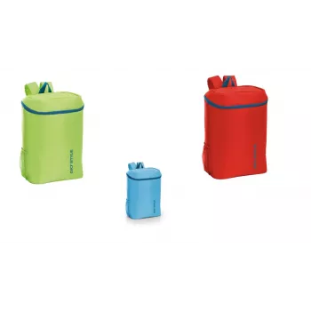 GIOSTYLE Thermischer Rucksack Frio Sortiert, Hellblau/Grün/Rot