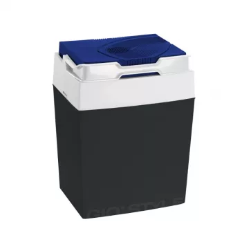 GIOSTYLE Brio 30 / 12V Dunkelgrau-Rot/Blau Elektrische Kühlbox