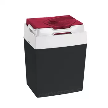 GIOSTYLE Brio 30 / 12V Dunkelgrau-Rot/Blau Elektrische Kühlbox
