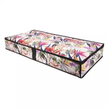 ORDINETT Kleideraufbewahrungsbox 107x50x15 cm Floral Beauty