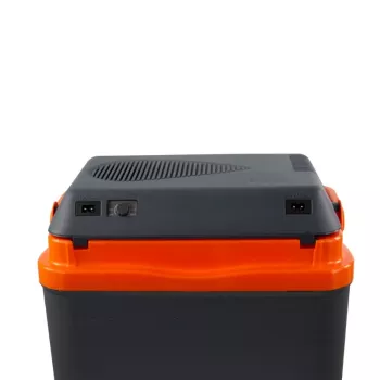 GIOSTYLE Horizon M 12/230V Heiz- und Kühlbox 20L Thermoelektrische Kühlbox Dunkelgrau/Rot
