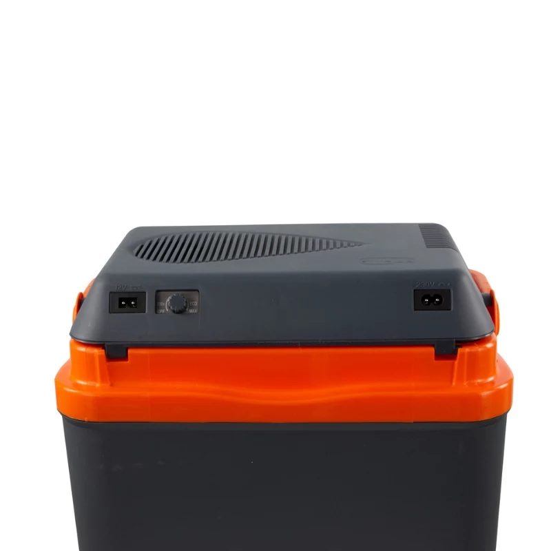 GIOSTYLE Horizon M 12/230V Heiz- und Kühlbox 20L Thermoelektrische Kühlbox Dunkelgrau/Rot