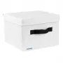 ORDINETT Quadratische Box 25x25x19 cm Baumwollweiß