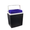 GIOSTYLE Brio 26 Elektrische Kühlbox 12/230V 26L Dunkelgrau mit Rot/Blauen Akzenten