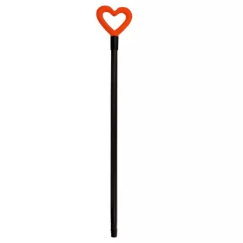 GIOSTYLE Bürstengriff Love 131,2 cm sortiert, Limettengrün/Hellblau/Orange/Flieder