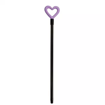 GIOSTYLE Bürstengriff Love 131,2 cm sortiert, Limettengrün/Hellblau/Orange/Flieder