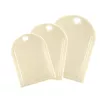 GIOSTYLE Schneidebrett-Set, 3 Teile, Polypropylen, Creme, rechteckig, mit Saftrille und Aufhängeloch