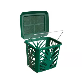 BIOBAG Bioabfallkorb MaxAir 7L 24x19,7x20,5cm Grün