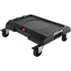 KETER DIY Connect Transportwagen 55,7x43,7x16,4 cm, Schwarz/Rot, IP54, 30 kg Traglast