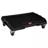 KETER DIY Connect Transportwagen 55,7x43,7x16,4 cm, Schwarz/Rot, IP54, 30 kg Traglast