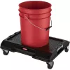 KETER DIY Connect Transportwagen 55,7x43,7x16,4 cm, Schwarz/Rot, IP54, 30 kg Traglast
