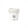 STEFANPLAST Gaia Blumentopf mit Untersetzer Ø20x19cm Weiß
