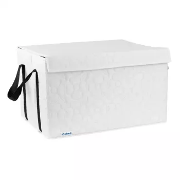 ORDINETT Aufbewahrungsbox M 41x31x25cm Baumwolle Grau