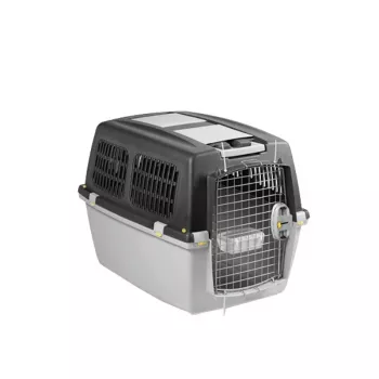 STEFANPLAST Gulliver 5 Transportbox für Haustiere 81x61x60 cm Dunkelgrau/Hellgrau
