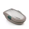 STEFANPLAST Katzenklo Furba Chic 59x39x22 cm Hellgrau/Grün