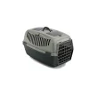 STEFANPLAST Gulliver 2 Transportbox mit Kunststofftür 55x36x35 cm Grau/Grün