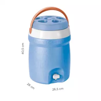 GIOSTYLE Thermoskanne 10,75L Fiesta 10 Blau-Orange