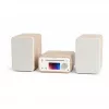 Pure Classic Stereo Mini-Hi-Fi-System DAB+/FM, Bluetooth, CD, USB Weiß/Eiche