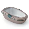 STEFANPLAST Katzenklo Furba Chic Maxi 69,5x47x26 cm Hellgrau/Grün