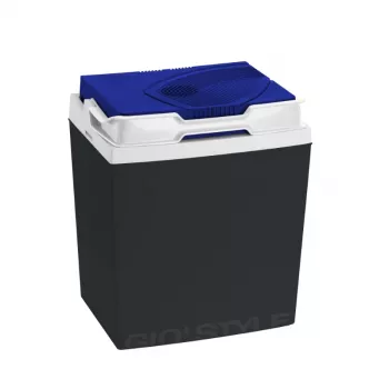 GIOSTYLE Brio 26 / 12V Dunkelgrau-Rot/Blau Elektrische Kühlbox