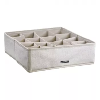 ORDINETT Linette Schubladen-Organizer mit Fächern 30,5x30,5x10 cm, 1200624