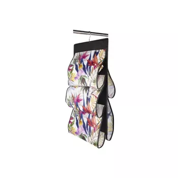 ORDINETT 5 Handtaschen Floral Beauty Hängeorganisator