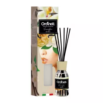 ORDINETT Aroma-Diffuser mit Stäbchen 125ml Vanille