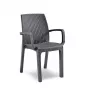 BICA Gartenstuhl Verona Sessel Schwarz