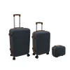 ORDINETT Schubladenkommode 3er-Set, 60L + 43L + 15L, Grau